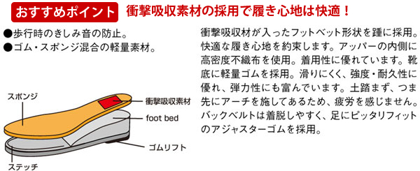 KAZENナースサンダル191-08